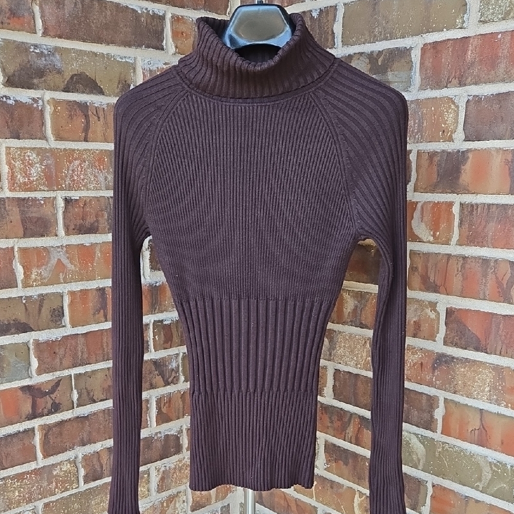 Pink Rose Chocolate Knit Sweater